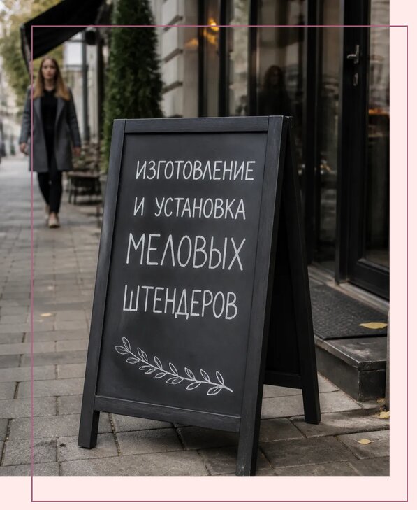 Меловые штендеры в Тольятти по цене от 6722 р. | Аванза-Тля